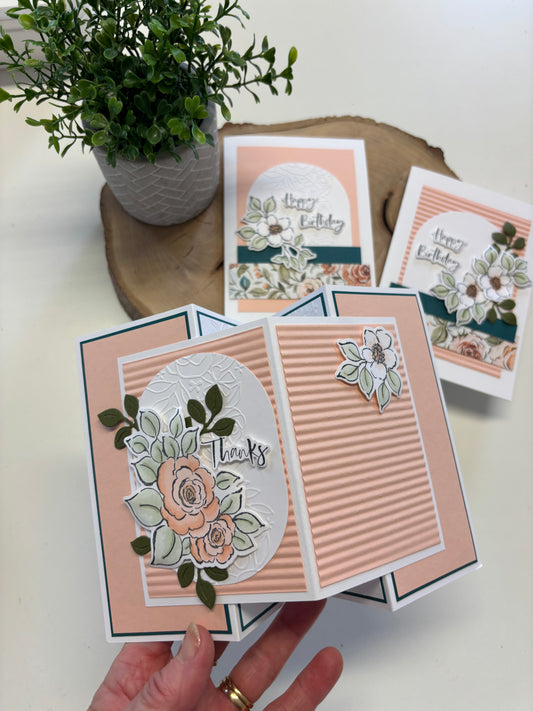 Charming Day Online Class - Two Cards plus a Fun Fold