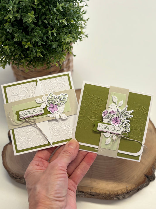 Extraordinary Flora Two Gift Card Holders